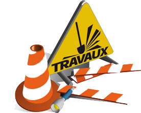 FERMETURE POUR TRAVAUX